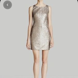 Aqua Sequin Mini Dress